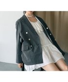 【アースミュージックアンドエコロジー/earth music&ecology】のテーラードジャケット 人気、トレンドファッション・服の通販 founy(ファニー) ファッション Fashion レディースファッション Fashion for Women アウター Coat / Outerwear Collection レディースジャケット・軽アウター Jackets テーラードジャケット / 通勤・きれいめスタイル Tailored Jackets & Blazers ジャケット Jacket, Outerwear スマート Smart, Elegant ダブル Double, Double-Breasted チェック Check, Plaid, Tartan ベーシック Basic, Essential ポケット Pocket, Pocket Detail メタル Metal, Metal Parts A/W・秋冬 Autumn/Winter thumbnail Glen Check|ID: prp329100004686503 ipo3291000000033842136