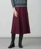 【ジェイ プレス/J.PRESS】の【洗える】ウールスムース スカート バーガンディ系|ID: prp329100004686507 ipo3291000000033842149