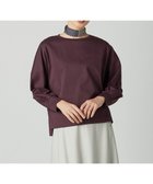 【ジェイ プレス/J.PRESS】のポンチ ボートネック カットソー バーガンディ系|ID: prp329100004686508 ipo3291000000035568618