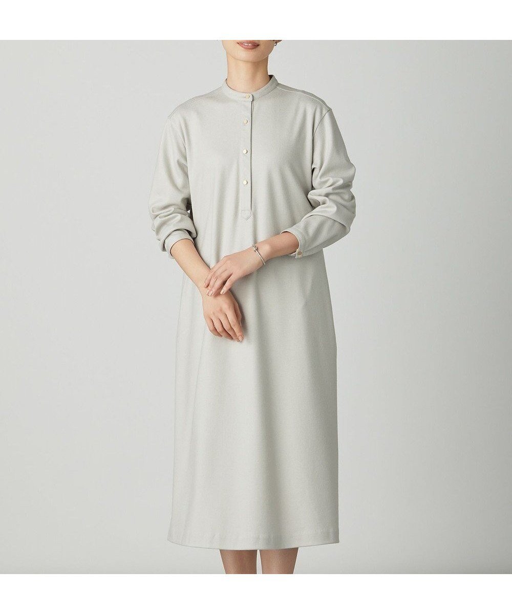 【ジェイ プレス/J.PRESS】の【洗える】ウールスムース ワンピース インテリア・キッズ・メンズ・レディースファッション・服の通販 founy(ファニー) 　ファッション　Fashion　レディースファッション　Fashion for Women　ワンピース　Dresses　シャツワンピース / 1枚で着映えコーデ　Shirt Dresses　アクセサリー　Fashion Accessories　ウォッシャブル　Machine Washable　ジャケット　Jacket, Outerwear　フェルト　Felt, Felt Fabric　メタル　Metal, Metal Parts　エレガント 上品　Elegant　洗える　Machine Washable　A/W・秋冬　Autumn/Winter　ベージュ系|ID: prp329100004686509 ipo3291000000033842159