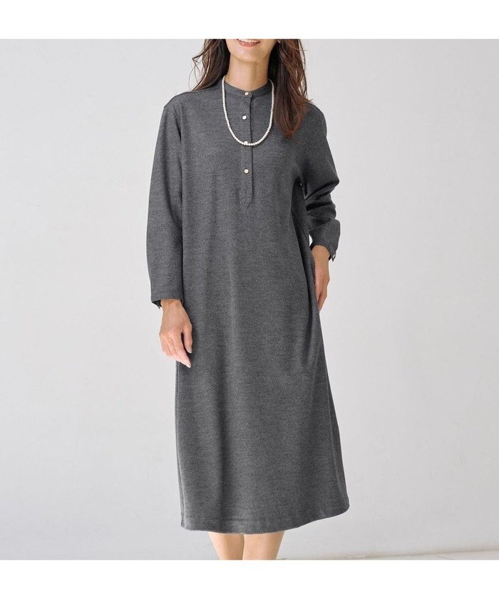 【ジェイ プレス/J.PRESS】のウールスムース ワンピース インテリア・キッズ・メンズ・レディースファッション・服の通販 founy(ファニー) https://founy.com/ ファッション Fashion レディースファッション Fashion for Women ワンピース Dresses シャツワンピース / 1枚で着映えコーデ Shirt Dresses アクセサリー Fashion Accessories ウォッシャブル Machine Washable ジャケット Jacket, Outerwear フェルト Felt, Felt Fabric メタル Metal, Metal Parts A/W・秋冬 Autumn/Winter エレガント 上品 Elegant |ID: prp329100004686509 ipo3291000000035452077