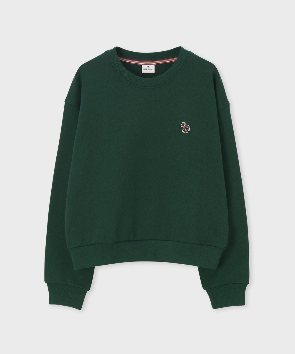 【ポール スミス/Paul Smith】のゼブラ ワンポイント スウェット インテリア・キッズ・メンズ・レディースファッション・服の通販 founy(ファニー) 　ファッション　Fashion　レディースファッション　Fashion for Women　トップス・カットソー　Cut & Sew Tops　レディースパーカー・カジュアルフーディー　Casual Hoodies & Sweatshirts　スウェット・クルーネックトップス　Sweatshirts & Crewnecks / Relaxed Fit Sweat Tops　新作・新入荷　New Arrivals / New In　ショルダー　Shoulder, Shoulder Strap　スウェット / スエット　Sweatshirt, Sweatwear　ドロップ　Drop Shoulder, Dropped Style　ベーシック　Basic, Essential　モダン　Modern, Contemporary　リラックス　Relax, Relaxed Fit　ワンポイント　One Point, Statement Accent　夏　Summer　S/S・春夏　SS, Spring/Summer, Warm Season　A/W・秋冬　Autumn/Winter　グリーン|ID: prp329100004686533 ipo3291000000033842252