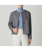 【ジェイ プレス/J.PRESS】の【WEB限定カラーあり】ツムギートflannel ノーカラー ジャケット グレー系|ID: prp329100004686535 ipo3291000000035626020