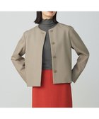 【ジェイ プレス/J.PRESS】の【WEB限定カラーあり】ツムギートflannel ノーカラー ジャケット ベージュ系|ID: prp329100004686535 ipo3291000000035626022