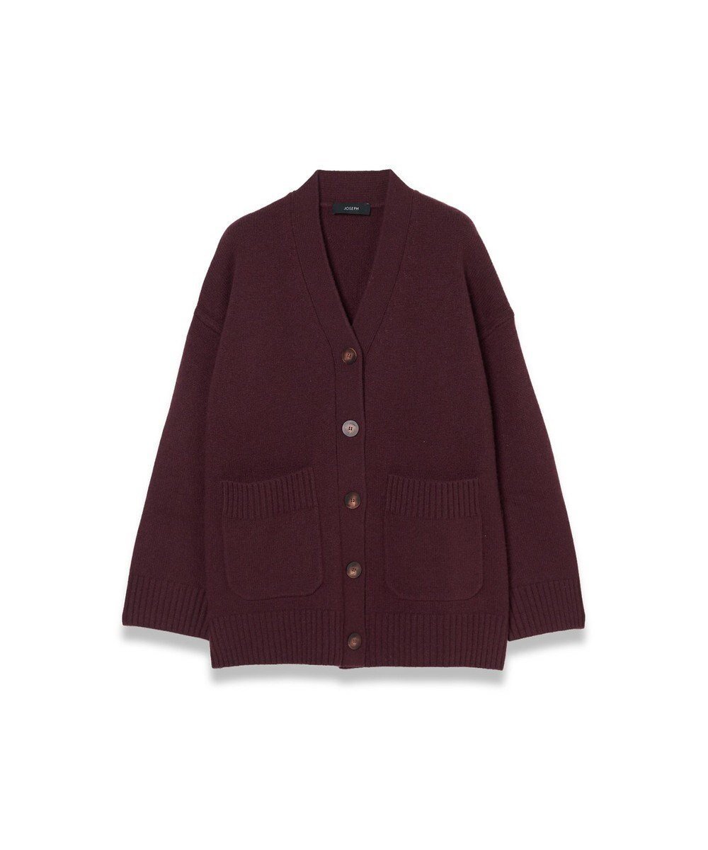 【ジョゼフ/JOSEPH】の【洗える】リュクスカシミヤカーディガン インテリア・キッズ・メンズ・レディースファッション・服の通販 founy(ファニー) 　ファッション　Fashion　レディースファッション　Fashion for Women　トップス・カットソー　Cut & Sew Tops　カーディガン・羽織り　Layered Style Cardigans　新作・新入荷　New Arrivals / New In　カーディガン　Cardigan, Knitwear　パッチ　Patch, Appliqué　フィット　Fit, Slim Fit　フロント　Front, Front Design　ポケット　Pocket, Pocket Detail　リラックス　Relax, Relaxed Fit　洗える　Machine Washable　A/W・秋冬　Autumn/Winter　Maraschino|ID: prp329100004686542 ipo3291000000033842300