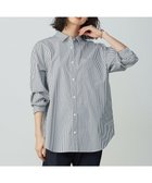 【ジェイ プレス/J.PRESS】の【接触冷感・UVケア・洗える】エステネージュストライプ ブラウス ブラックストライプ系|ID: prp329100004686553 ipo3291000000033842345