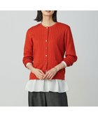 【ジェイ プレス/J.PRESS】の【洗える】KNIT BASIC クルーネック カーディガン オレンジ系|ID: prp329100004686554 ipo3291000000033842350