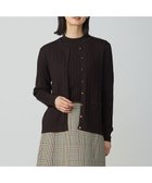 【ジェイ プレス/J.PRESS】のKNIT BASIC クルーネック カーディガン ダークブラウン系|ID: prp329100004686554 ipo3291000000035642769