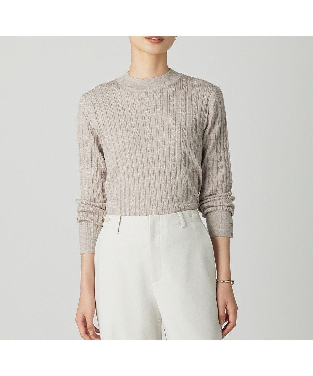 【ジェイ プレス/J.PRESS】の【洗える】KNIT BASIC クルーネック ニット インテリア・キッズ・メンズ・レディースファッション・服の通販 founy(ファニー) 　ファッション　Fashion　レディースファッション　Fashion for Women　トップス・カットソー　Cut & Sew Tops　ニット　Knit Tops & Sweaters　アンサンブル　Ensemble Set　オレンジ　Orange　洗える　Machine Washable　今季　This Season, Current Season　ジャケット　Jacket, Outerwear　セーター　Sweater, Knitwear　トレンド　Trend, Trending Now　定番　Standard, Basic Item　羽織　Haori, Light Jacket　ロング　Long, Long-Length　A/W・秋冬　Autumn/Winter　ベージュ系|ID: prp329100004686555 ipo3291000000033842357