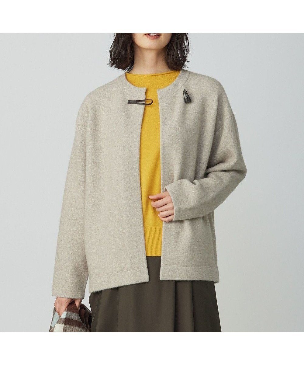 【ジェイ プレス/J.PRESS】の【洗える】RACOON カーディガン インテリア・キッズ・メンズ・レディースファッション・服の通販 founy(ファニー) 　ファッション　Fashion　レディースファッション　Fashion for Women　トップス・カットソー　Cut & Sew Tops　カーディガン・羽織り　Layered Style Cardigans　カーディガン　Cardigan, Knitwear　スラックス　Slacks, Dress Pants　デニム　Denim, Jeans Material　バランス　Balance, Style Balance　ミドル　Middle Length, Mid Height　リラックス　Relax, Relaxed Fit　エレガント 上品　Elegant　洗える　Machine Washable　A/W・秋冬　Autumn/Winter　ベージュ系|ID: prp329100004686557 ipo3291000000033842368