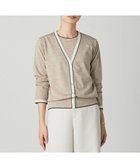 【ジェイ プレス/J.PRESS】の【洗える】トリムツイン ニット ベージュ系|ID: prp329100004686558 ipo3291000000033842372