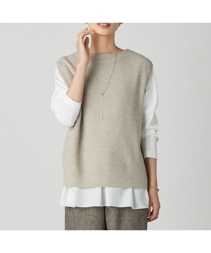【ジェイ プレス/J.PRESS】の【洗える】DRALON MERINO ニット ベスト インテリア・キッズ・メンズ・レディースファッション・服の通販 founy(ファニー) https://founy.com/ ファッション Fashion レディースファッション Fashion for Women アウター Coat / Outerwear Collection トップス・カットソー Cut & Sew Tops ニット Knit Tops & Sweaters ベスト&ジレ / 重ね着スタイル Vests & Gilets アクリル Acrylic Material イタリア Italy インナー Innerwear 洗える Machine Washable 畦 Ribbed Knit シンプル Simple, Minimal ベスト Vest, Waistcoat ベーシック Basic, Essential ロング Long, Long-Length A/W・秋冬 Autumn/Winter エレガント 上品 Elegant |ID: prp329100004686559 ipo3291000000033842381