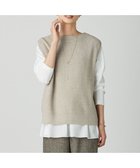 【ジェイ プレス/J.PRESS】の【洗える】DRALON MERINO ニット ベスト ベージュ系|ID: prp329100004686559 ipo3291000000033842382