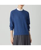 【ジェイ プレス/J.PRESS】のNEP クルーネック ケーブルニット ブルー系|ID: prp329100004686560 ipo3291000000035463661