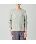 【ジェイ プレス/J.PRESS】のNEP クルーネック ケーブルニット ライトグレー系|ID: prp329100004686560 ipo3291000000035523685