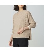 【ジェイ プレス/J.PRESS】のNEP クルーネック ケーブルニット ベージュ系|ID: prp329100004686560 ipo3291000000035523686