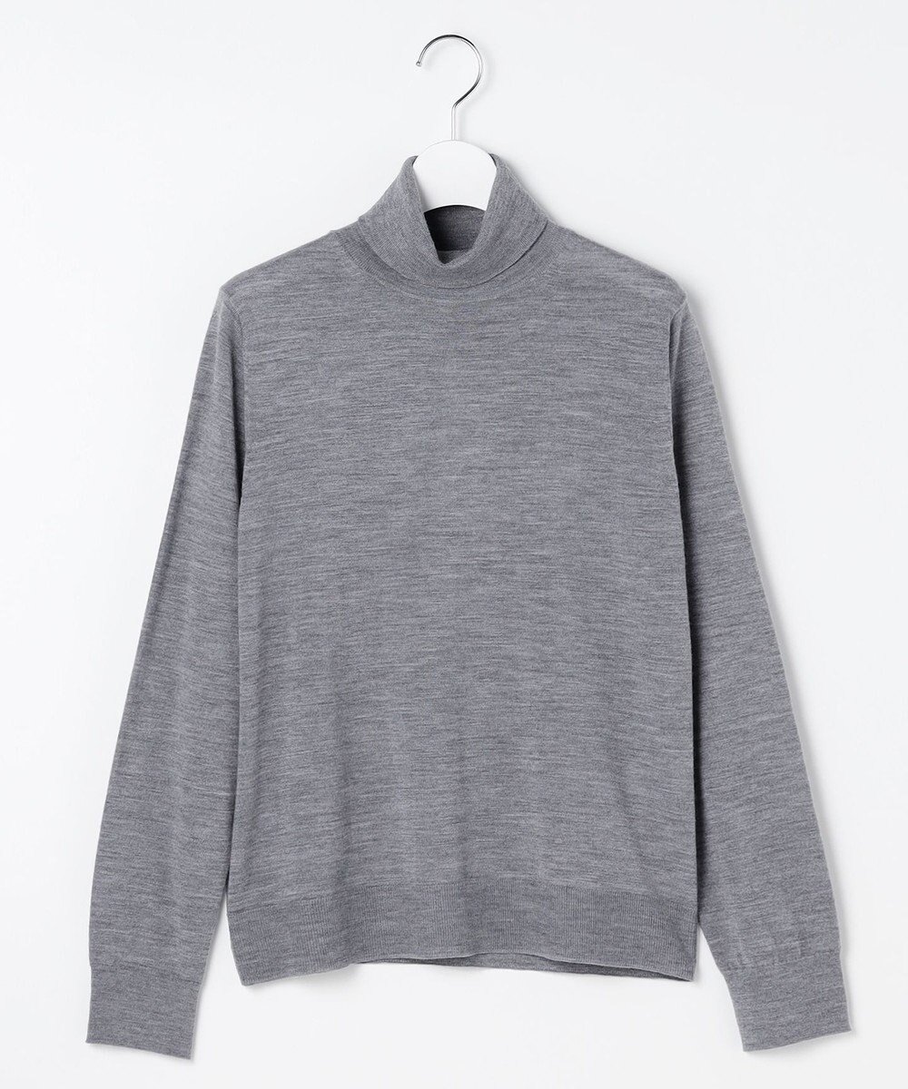 【ジェイ プレス/J.PRESS】の【洗える】PURE WOOL タートルネック ニット インテリア・キッズ・メンズ・レディースファッション・服の通販 founy(ファニー) 　ファッション　Fashion　レディースファッション　Fashion for Women　トップス・カットソー　Cut & Sew Tops　ニット　Knit Tops & Sweaters　タートルネック・ハイネックトップス　Turtlenecks & High-Neck Tops　洗える　Machine Washable　秋　Autumn　シンプル　Simple, Minimal　ジャケット　Jacket, Outerwear　セーター　Sweater, Knitwear　タートルネック　Turtleneck, High Neck　なめらか　Smooth, Silky Texture　フィット　Fit, Slim Fit　A/W・秋冬　Autumn/Winter　エレガント 上品　Elegant　グレー系|ID: prp329100004686561 ipo3291000000033842396