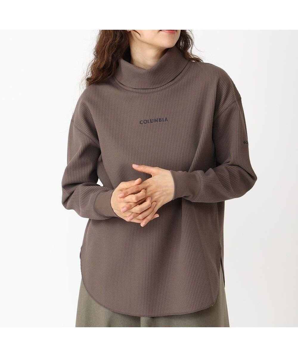 【コロンビア/Columbia】のColumbia/ ウィメンズホーリーリバーベンドオフタートルネック /コロンビア インテリア・キッズ・メンズ・レディースファッション・服の通販 founy(ファニー) 　ファッション　Fashion　レディースファッション　Fashion for Women　トップス・カットソー　Cut & Sew Tops　シャツ・ブラウス・オフィスカジュアル　Elegant Blouses & Button-Ups　ロングTシャツ・Tシャツ　Longline T-Shirts & Tees　カットソー・ベーシックTシャツ　Cut-and-Sewn Tops / Stretch Tees & Basics　タートルネック・ハイネックトップス　Turtlenecks & High-Neck Tops　新作・新入荷　New Arrivals / New In　アウトドア　Outdoor Clothing　カットソー　Cut and Sewn Top　フィット　Fit, Slim Fit　リラックス　Relax, Relaxed Fit　ロング　Long, Long-Length　夏　Summer　S/S・春夏　SS, Spring/Summer, Warm Season　A/W・秋冬　Autumn/Winter　Iron|ID: prp329100004686572 ipo3291000000033842447