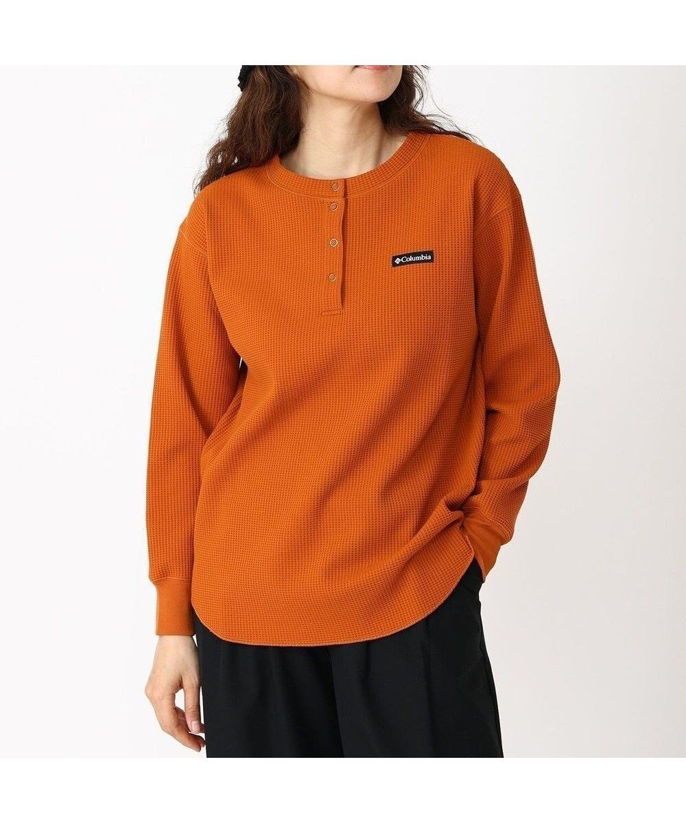 【コロンビア/Columbia】のColumbia/ ウィメンズホーリーリバーベンドヘンリー /コロンビア インテリア・キッズ・メンズ・レディースファッション・服の通販 founy(ファニー) 　ファッション　Fashion　レディースファッション　Fashion for Women　トップス・カットソー　Cut & Sew Tops　シャツ・ブラウス・オフィスカジュアル　Elegant Blouses & Button-Ups　ロングTシャツ・Tシャツ　Longline T-Shirts & Tees　カットソー・ベーシックTシャツ　Cut-and-Sewn Tops / Stretch Tees & Basics　新作・新入荷　New Arrivals / New In　カットソー　Cut and Sewn Top　トレンド　Trend, Trending Now　フィット　Fit, Slim Fit　ロング　Long, Long-Length　夏　Summer　S/S・春夏　SS, Spring/Summer, Warm Season　A/W・秋冬　Autumn/Winter　Cedar|ID: prp329100004686573 ipo3291000000033842452
