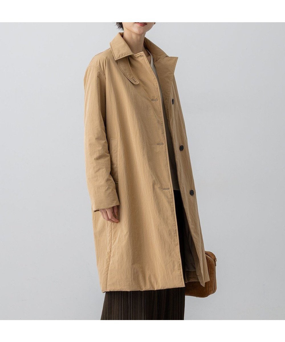 【23区/NIJYUSANKU】の【洗える】LIMONTA ステンカラー ライトアウター インテリア・キッズ・メンズ・レディースファッション・服の通販 founy(ファニー) 　ファッション　Fashion　レディースファッション　Fashion for Women　アウター　Coat / Outerwear Collection　コート・ロングコート・ピーコート　Long Coats, Peacoats & More　レディースジャケット・軽アウター　Jackets　アクセサリー　Fashion Accessories　イタリア　Italy　エレガント 上品　Elegant　洗える　Machine Washable　クール　Cool, Chic　シンプル　Simple, Minimal　ジャケット　Jacket, Outerwear　スリット　Slit, Slit Detail　タフタ　Taffeta, Structured Fabric　ダウン　Down, Puffer　ドット　Polka Dot, Dot Pattern　ファブリック　Fabric, Textile　フラップ　Flap, Flap Pocket　フロント　Front, Front Design　防寒　Cold Protection, Winter-Ready　A/W・秋冬　Autumn/Winter　冬　Winter / This Winter　2025年　2025　2025-2026秋冬・A/W　Autumn/Winter 2025–26 AW25–26　キャメル系|ID: prp329100004686585 ipo3291000000035548246