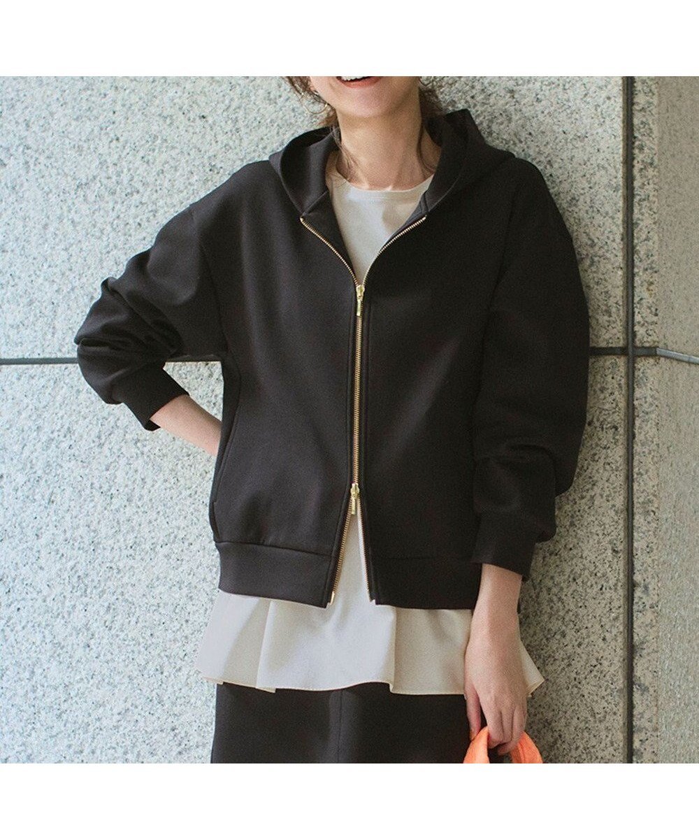 【23区/NIJYUSANKU】の【洗える】コットンエアーダンボール コクーン フーディー インテリア・キッズ・メンズ・レディースファッション・服の通販 founy(ファニー) ファッション Fashion レディースファッション Fashion for Women トップス・カットソー Cut & Sew Tops レディースパーカー・カジュアルフーディー Casual Hoodies & Sweatshirts 洗える Machine Washable カットソー Cut and Sewn Top コクーン Cocoon, Cocoon Silhouette サイドジップ Side Zip, Side Zipper シンプル Simple, Minimal バランス Balance, Style Balance パターン Pattern, Design Print パーカー Hoodie, Parka フロント Front, Front Design ベーシック Basic, Essential メタル Metal, Metal Parts A/W・秋冬 Autumn/Winter 冬 Winter / This Winter エレガント 上品 Elegant 2025年 2025 2025-2026秋冬・A/W Autumn/Winter 2025–26 AW25–26 ブラック系|ID: prp329100004686586 ipo3291000000033929150