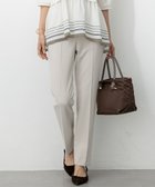 【23区/NIJYUSANKU】の【撥水加工/洗える】TRストレッチギャバ テーパード パンツ アイボリー系|ID: prp329100004686594 ipo3291000000033842538