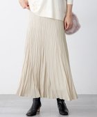 【23区/NIJYUSANKU】の【洗える】クラッシュ プリーツ ジョーゼット スカート ベージュ系|ID: prp329100004686599 ipo3291000000035548801