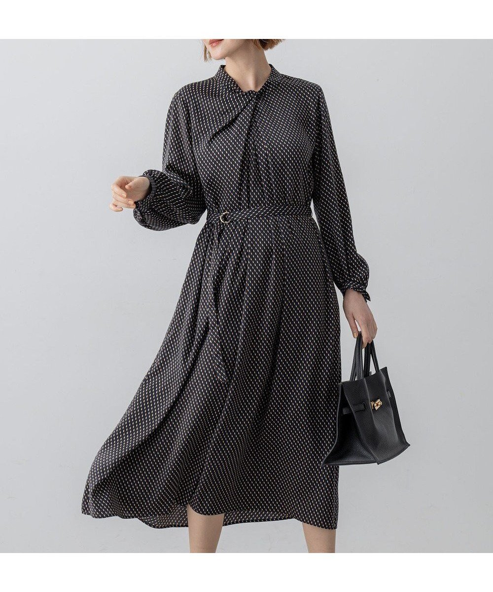 【23区/NIJYUSANKU】の【洗える】グラデーションドットプリント ワンピース 人気、トレンドファッション・服の通販 founy(ファニー) ファッション Fashion レディースファッション Fashion for Women ワンピース Dresses 洗える Machine Washable グラデーション Gradient, Ombre ドット Polka Dot, Dot Pattern ドレープ Drape, Draping Fabric 長袖 Long Sleeve, Full Sleeve プリント Print, Printed Pattern A/W・秋冬 Autumn/Winter 冬 Winter / This Winter セレモニー Ceremony ビジネス 仕事 通勤 Business / Work / Commuting 2025年 2025 2025-2026秋冬・A/W Autumn/Winter 2025–26 AW25–26 other-1|ID: prp329100004686600 ipo3291000000035402475