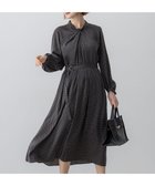 【23区/NIJYUSANKU】の【洗える】グラデーションドットプリント ワンピース ネイビー系|ID:prp329100004686600