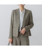 【23区/NIJYUSANKU】の【洗える】ウールライクカルゼ ノーカラー ジャケット 人気、トレンドファッション・服の通販 founy(ファニー) ファッション Fashion レディースファッション Fashion for Women アウター Coat / Outerwear Collection レディースジャケット・軽アウター Jackets ノーカラージャケット / シンプル上品コーデ Collarless Jackets 洗える Machine Washable 秋 Autumn カッティング Cutting Detail ジャケット Jacket, Outerwear ストレッチ Stretch, Stretchy Fabric スリット Slit, Slit Detail セットアップ Set-Up, Coordinated Outfit ツイル Twist, Twisted Detail テーパード Tapered, Tapered Pants パターン Pattern, Design Print フィット Fit, Slim Fit フロント Front, Front Design リアル Real, Realistic ワイド Wide, Wide Fit A/W・秋冬 Autumn/Winter 冬 Winter / This Winter 2025年 2025 2025-2026秋冬・A/W Autumn/Winter 2025–26 AW25–26 thumbnail グレー系|ID: prp329100004686601 ipo3291000000033842566