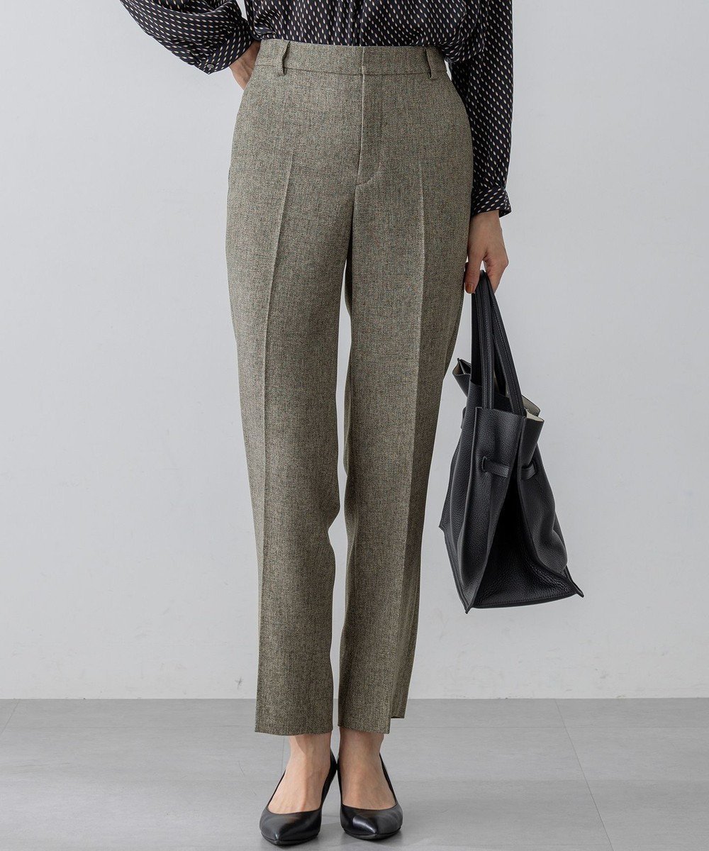 【23区/NIJYUSANKU】の【洗える/セットアップ対応】ウールライクカルゼ テーパード パンツ 人気、トレンドファッション・服の通販 founy(ファニー) 　ファッション　Fashion　レディースファッション　Fashion for Women　セットアップ　Matching Sets　レディースパンツ・ボトムス　Pants & Trousers / Bottoms　洗える　Machine Washable　秋　Autumn　ジャケット　Jacket, Outerwear　ストレッチ　Stretch, Stretchy Fabric　セットアップ　Set-Up, Coordinated Outfit　ツイル　Twist, Twisted Detail　テーパード　Tapered, Tapered Pants　パターン　Pattern, Design Print　リアル　Real, Realistic　ワイド　Wide, Wide Fit　A/W・秋冬　Autumn/Winter　冬　Winter / This Winter　エレガント 上品　Elegant　2025年　2025　2025-2026秋冬・A/W　Autumn/Winter 2025–26 AW25–26　 other-1|ID: prp329100004686603 ipo3291000000035607794