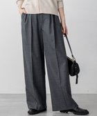 【23区/NIJYUSANKU】の【セットアップ対応】TWサキソニー タックワイド パンツ グレー系|ID: prp329100004686608 ipo3291000000035574702