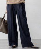 【23区/NIJYUSANKU】の【セットアップ対応】TWサキソニー タックワイド パンツ ネイビー系|ID: prp329100004686608 ipo3291000000035574704