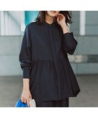 【23区/NIJYUSANKU】の【洗える】TWビエラ イレギュラーヘム ブラウス 人気、トレンドファッション・服の通販 founy(ファニー) ファッション Fashion レディースファッション Fashion for Women トップス・カットソー Cut & Sew Tops シャツ・ブラウス・オフィスカジュアル Elegant Blouses & Button-Ups イレギュラーヘム Irregular Hem ウォッシャブル Machine Washable 洗える Machine Washable デニム Denim, Jeans Material ドレープ Drape, Draping Fabric ワイド Wide, Wide Fit A/W・秋冬 Autumn/Winter 冬 Winter / This Winter 2025年 2025 2025-2026秋冬・A/W Autumn/Winter 2025–26 AW25–26 thumbnail ネイビー系|ID: prp329100004686610 ipo3291000000034327987