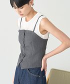 【アメリカンホリック/AMERICAN HOLIC】の【2WAY】イージーケアフロントボタンビスチェ Gray Mixture|ID: prp329100004686633 ipo3291000000033842784