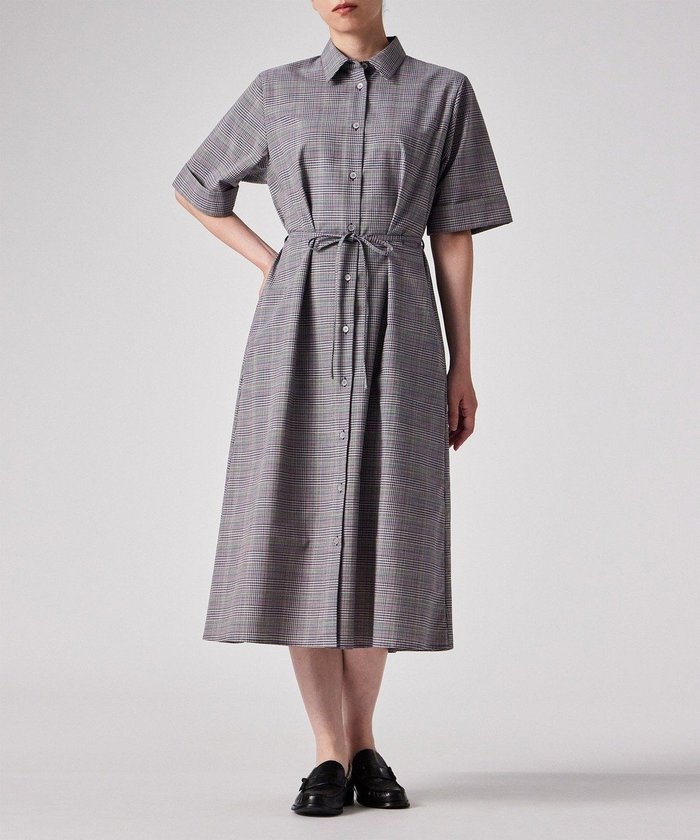 【ポール スミス/Paul Smith】の【洗える】グレンチェック シャツ ワンピース インテリア・キッズ・メンズ・レディースファッション・服の通販 founy(ファニー) https://founy.com/ ファッション Fashion レディースファッション Fashion for Women ワンピース Dresses シャツワンピース / 1枚で着映えコーデ Shirt Dresses スニーカー Sneakers, Trainers チェック Check, Plaid, Tartan リラックス Relax, Relaxed Fit エレガント 上品 Elegant 夏 Summer S/S・春夏 SS, Spring/Summer, Warm Season 洗える Machine Washable A/W・秋冬 Autumn/Winter |ID: prp329100004686657 ipo3291000000033842864