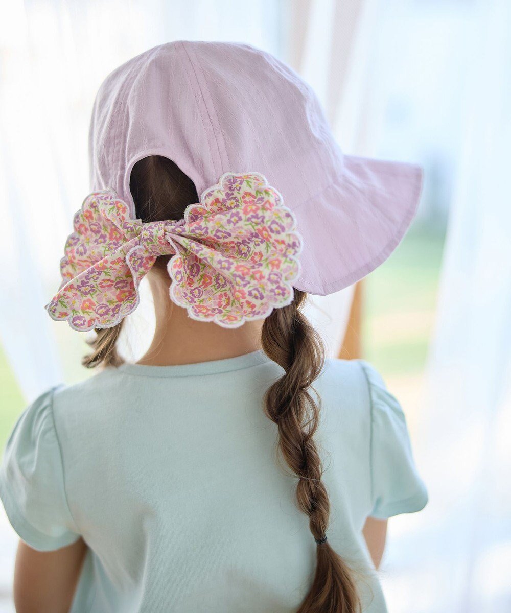 【エニィ/ANY / KIDS】の日よけ付き リボン ハット インテリア・キッズ・メンズ・レディースファッション・服の通販 founy(ファニー) ファッション Fashion キッズファッション Fashion for Kids 洗える Machine Washable スマホ Smartphone, Mobile Device チェック Check, Plaid, Tartan 人気 Popular, Best Seller 帽子 Hat, Headwear ラベンダー Lavender リボン Ribbon, Bow 再入荷 Restock / Back in Stock おすすめ Recommended / Our Picks 夏 Summer ラベンダー|ID: prp329100004686689 ipo3291000000034309590