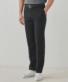 【五大陸/gotairiku / MEN】のロングセラー【洗える/折り目加工/シワになりにくい/ウエストアジャスター】ウォッシャブル サマーウール100%パンツ_限定色(ノータック)25年モデル ブラック系|ID: prp329100004686690 ipo3291000000034649160