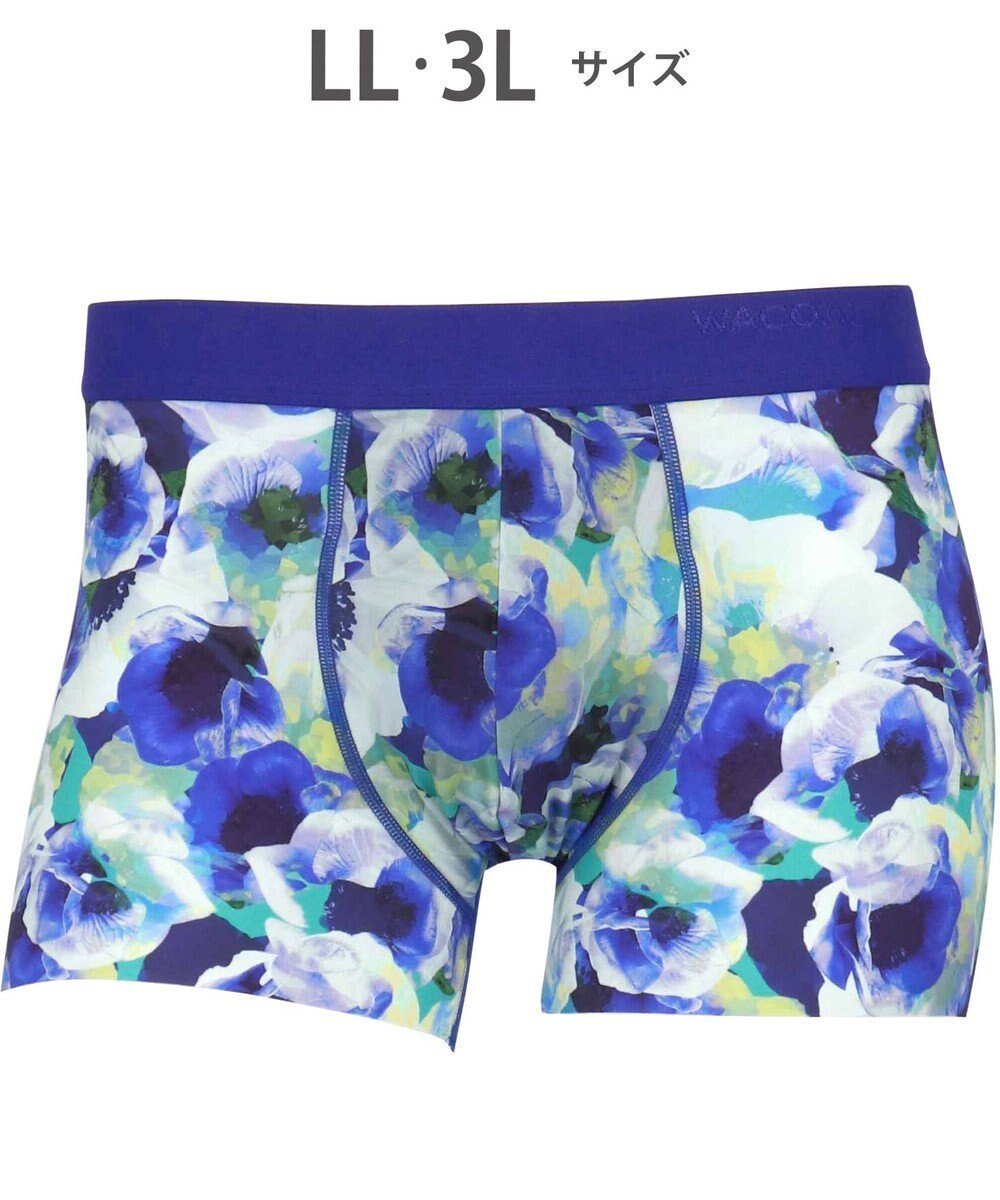【ワコール/Wacoal / MEN】のWACOAL MEN ボクサーパンツ 【気持ちいいパンツ】 動いてもズレにくい フロントの安定性・快適性 前閉じ 下着 メンズ WT3439 /ワコールメン インテリア・キッズ・メンズ・レディースファッション・服の通販 founy(ファニー) 　ファッション　Fashion　メンズファッション　Fashion for Men　ボトムス　Bottoms　アンダー　Underwear Essentials　春　Spring　カッティング　Cutting Detail　抗菌　Antibacterial, Bacteria-Resistant　ストレッチ　Stretch, Stretchy Fabric　トレンド　Trend, Trending Now　なめらか　Smooth, Silky Texture　フィット　Fit, Slim Fit　フランス　France, French　フロント　Front, Front Design　プリント　Print, Printed Pattern　ベーシック　Basic, Essential　マーガレット　Marguerite, Daisy Pattern　メンズ　Men's, Menswear　モチーフ　Motif, Design Theme　インディゴブルー|ID: prp329100004686702 ipo3291000000034921975