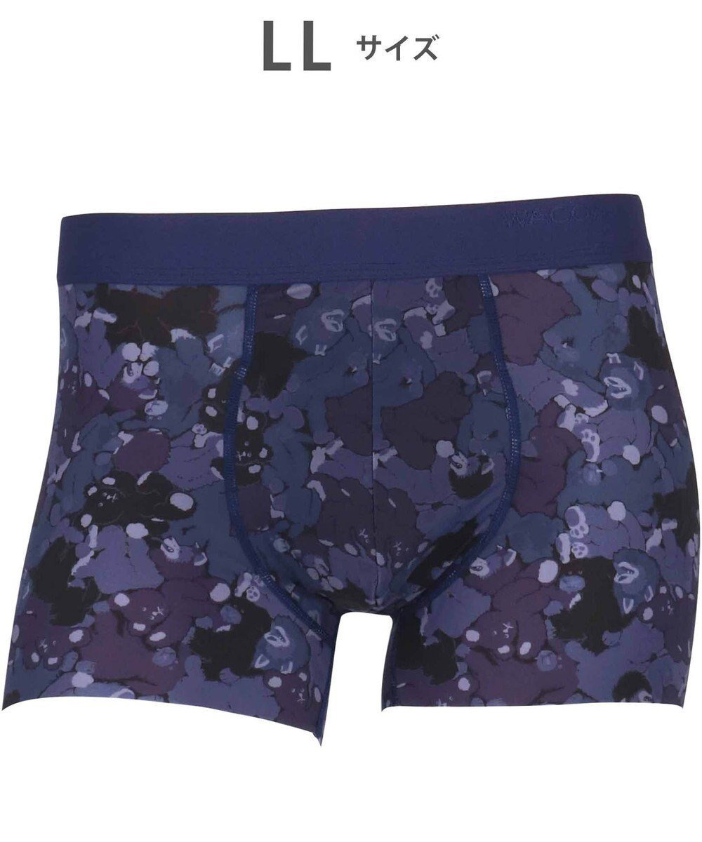 【ワコール/Wacoal / MEN】のWACOAL MEN ボクサーパンツ 【気持ちいいパンツ】 動いてもズレにくい フロントの安定性・快適性 前閉じ 下着 メンズ WT3439 /ワコールメン インテリア・キッズ・メンズ・レディースファッション・服の通販 founy(ファニー) 　ファッション　Fashion　メンズファッション　Fashion for Men　ボトムス　Bottoms　アンダー　Underwear Essentials　春　Spring　カッティング　Cutting Detail　抗菌　Antibacterial, Bacteria-Resistant　ストレッチ　Stretch, Stretchy Fabric　トレンド　Trend, Trending Now　なめらか　Smooth, Silky Texture　フィット　Fit, Slim Fit　フランス　France, French　フロント　Front, Front Design　プリント　Print, Printed Pattern　ベーシック　Basic, Essential　マーガレット　Marguerite, Daisy Pattern　メンズ　Men's, Menswear　モチーフ　Motif, Design Theme　グレイッシュブルー|ID: prp329100004686702 ipo3291000000034921978