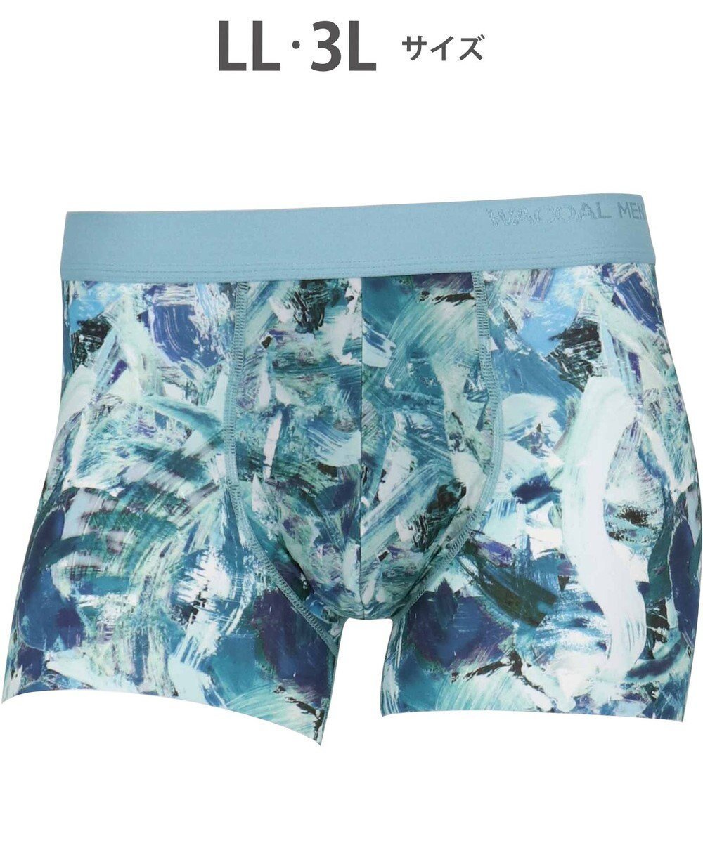 【ワコール/Wacoal / MEN】のWACOAL MEN ボクサーパンツ 【気持ちいいパンツ】 動いてもズレにくい フロントの安定性・快適性 前閉じ 下着 メンズ WT3439 /ワコールメン インテリア・キッズ・メンズ・レディースファッション・服の通販 founy(ファニー) 　ファッション　Fashion　メンズファッション　Fashion for Men　ボトムス　Bottoms　アンダー　Underwear Essentials　春　Spring　カッティング　Cutting Detail　抗菌　Antibacterial, Bacteria-Resistant　ストレッチ　Stretch, Stretchy Fabric　トレンド　Trend, Trending Now　なめらか　Smooth, Silky Texture　フィット　Fit, Slim Fit　フランス　France, French　フロント　Front, Front Design　プリント　Print, Printed Pattern　ベーシック　Basic, Essential　マーガレット　Marguerite, Daisy Pattern　メンズ　Men's, Menswear　モチーフ　Motif, Design Theme　グリーン|ID: prp329100004686702 ipo3291000000034921979