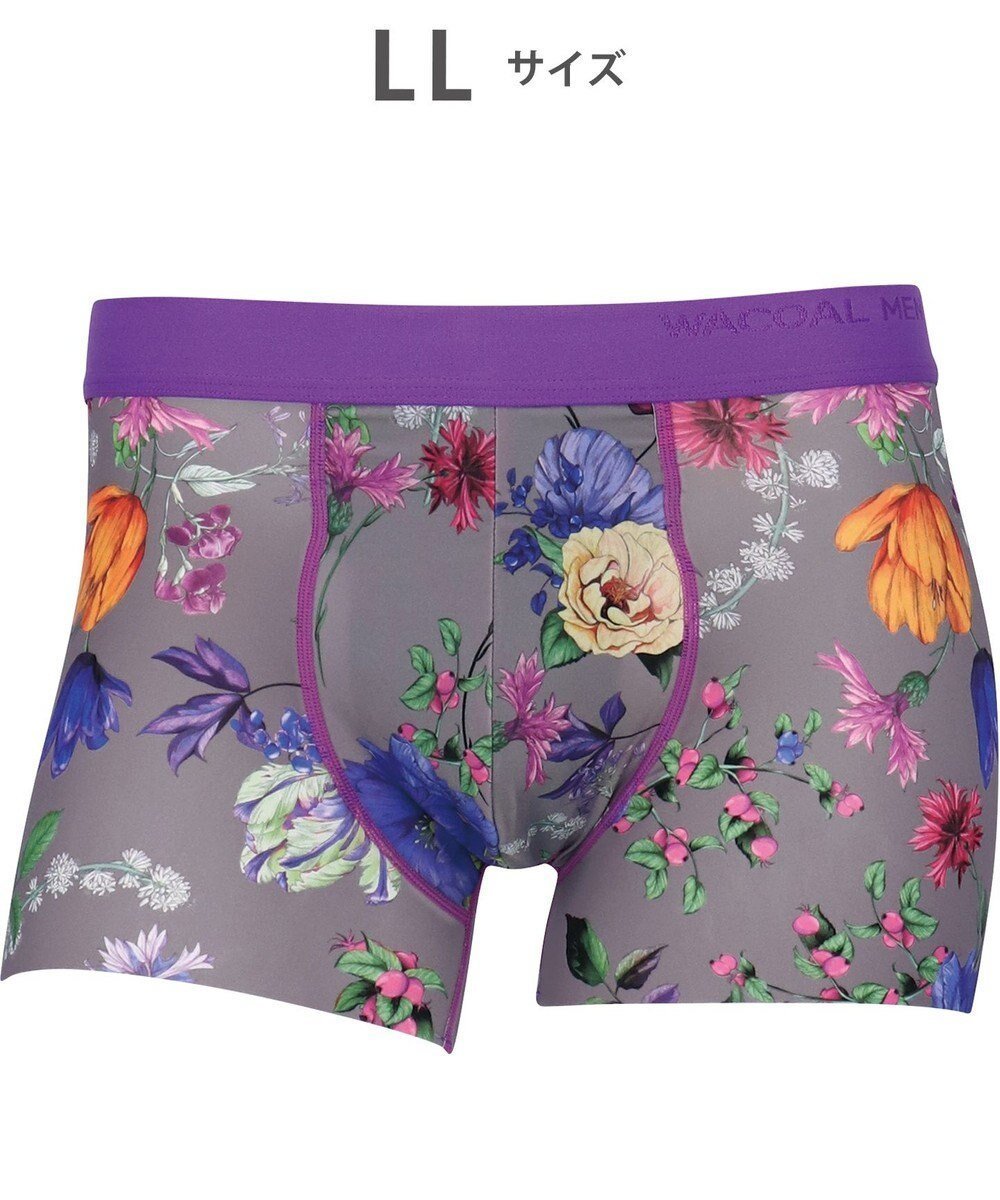 【ワコール/Wacoal / MEN】のWACOAL MEN ボクサーパンツ 【気持ちいいパンツ】 動いてもズレにくい フロントの安定性・快適性 前閉じ 下着 メンズ WT3439 /ワコールメン インテリア・キッズ・メンズ・レディースファッション・服の通販 founy(ファニー) 　ファッション　Fashion　メンズファッション　Fashion for Men　ボトムス　Bottoms　アンダー　Underwear Essentials　春　Spring　カッティング　Cutting Detail　抗菌　Antibacterial, Bacteria-Resistant　ストレッチ　Stretch, Stretchy Fabric　トレンド　Trend, Trending Now　なめらか　Smooth, Silky Texture　フィット　Fit, Slim Fit　フランス　France, French　フロント　Front, Front Design　プリント　Print, Printed Pattern　ベーシック　Basic, Essential　マーガレット　Marguerite, Daisy Pattern　メンズ　Men's, Menswear　モチーフ　Motif, Design Theme　グレー|ID: prp329100004686702 ipo3291000000034921980