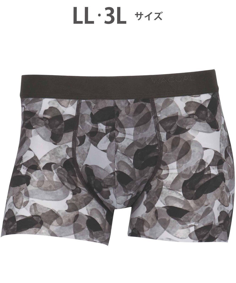 【ワコール/Wacoal / MEN】のWACOAL MEN ボクサーパンツ 【気持ちいいパンツ】 動いてもズレにくい フロントの安定性・快適性 前閉じ 下着 メンズ WT3439 /ワコールメン インテリア・キッズ・メンズ・レディースファッション・服の通販 founy(ファニー) 　ファッション　Fashion　メンズファッション　Fashion for Men　ボトムス　Bottoms　アンダー　Underwear Essentials　春　Spring　カッティング　Cutting Detail　抗菌　Antibacterial, Bacteria-Resistant　ストレッチ　Stretch, Stretchy Fabric　トレンド　Trend, Trending Now　なめらか　Smooth, Silky Texture　フィット　Fit, Slim Fit　フランス　France, French　フロント　Front, Front Design　プリント　Print, Printed Pattern　ベーシック　Basic, Essential　マーガレット　Marguerite, Daisy Pattern　メンズ　Men's, Menswear　モチーフ　Motif, Design Theme　ダークブラウン|ID: prp329100004686702 ipo3291000000034921984