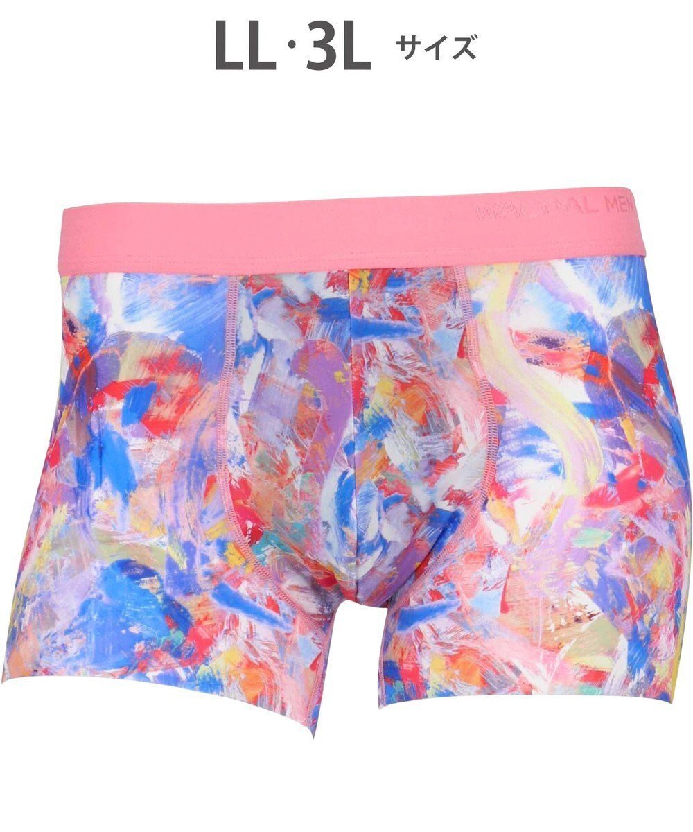 【ワコール/Wacoal / MEN】のWACOAL MEN ボクサーパンツ 【気持ちいいパンツ】 動いてもズレにくい フロントの安定性・快適性 前閉じ 下着 メンズ WT3439 /ワコールメン インテリア・キッズ・メンズ・レディースファッション・服の通販 founy(ファニー) 　ファッション　Fashion　メンズファッション　Fashion for Men　ボトムス　Bottoms　アンダー　Underwear Essentials　春　Spring　カッティング　Cutting Detail　抗菌　Antibacterial, Bacteria-Resistant　ストレッチ　Stretch, Stretchy Fabric　トレンド　Trend, Trending Now　なめらか　Smooth, Silky Texture　フィット　Fit, Slim Fit　フランス　France, French　フロント　Front, Front Design　プリント　Print, Printed Pattern　ベーシック　Basic, Essential　マーガレット　Marguerite, Daisy Pattern　メンズ　Men's, Menswear　モチーフ　Motif, Design Theme　ロマンピンク|ID: prp329100004686702 ipo3291000000034921990