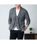 【ジョセフ アブード/JOSEPH ABBOUD / MEN】の【清涼感/軽い/洗える】 スラブギマニットジャケット ブラック系|ID: prp329100004686706 ipo3291000000033843117
