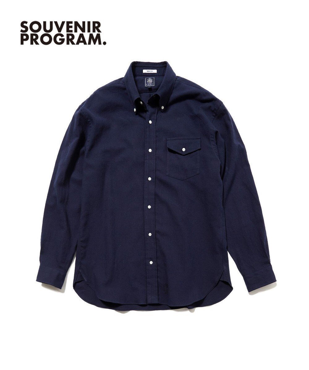【ジェイ プレス/J.PRESS / MEN】の【J.PRESS ORIGINALS】【UNISEX】Cotton Silk Yarn Dyed Twill B.D. Shirts / Baggy-Fit インテリア・キッズ・メンズ・レディースファッション・服の通販 founy(ファニー) ファッション Fashion レディースファッション Fashion for Women トップス・カットソー Cut & Sew Tops シャツ・ブラウス・オフィスカジュアル Elegant Blouses & Button-Ups シルク Silk, 100% Silk シンプル Simple, Minimal ネップ Nepp, Slub Yarn フィット Fit, Slim Fit フラップ Flap, Flap Pocket ポケット Pocket, Pocket Detail ユニセックス Unisex, Genderless リラックス Relax, Relaxed Fit A/W・秋冬 Autumn/Winter エレガント 上品 Elegant ネイビー系|ID: prp329100004686728 ipo3291000000033843194