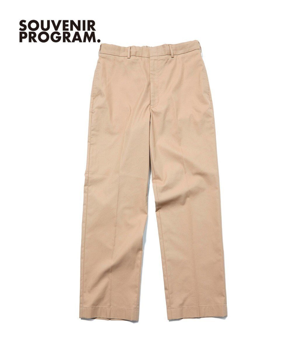 【ジェイ プレス/J.PRESS / MEN】の【J.PRESS ORIGINALS】【UNISEX】Cotton Twill New Piped Stem Chino Trousers インテリア・キッズ・メンズ・レディースファッション・服の通販 founy(ファニー) 　ファッション　Fashion　レディースファッション　Fashion for Women　パンツ　Pants & Trousers　ユニセックス　Unisex, Genderless　クラシック　Classic, Timeless Style　ストレッチ　Stretch, Stretchy Fabric　ストレート　Straight, Straight Cut　スピンドル　Spindle, Drawcord　ビンテージ　Vintage, Retro Style　夏　Summer　S/S・春夏　SS, Spring/Summer, Warm Season　A/W・秋冬　Autumn/Winter　ベージュ系|ID: prp329100004686735 ipo3291000000033843225
