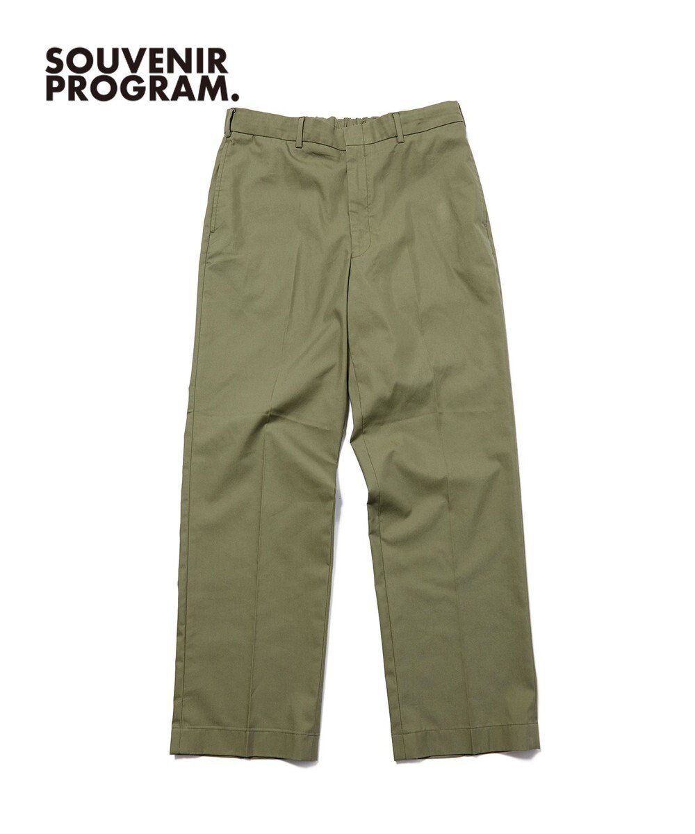【ジェイ プレス/J.PRESS / MEN】の【J.PRESS ORIGINALS】【UNISEX】Cotton Twill New Piped Stem Chino Trousers インテリア・キッズ・メンズ・レディースファッション・服の通販 founy(ファニー) 　ファッション　Fashion　レディースファッション　Fashion for Women　パンツ　Pants & Trousers　ユニセックス　Unisex, Genderless　クラシック　Classic, Timeless Style　ストレッチ　Stretch, Stretchy Fabric　ストレート　Straight, Straight Cut　スピンドル　Spindle, Drawcord　ビンテージ　Vintage, Retro Style　夏　Summer　S/S・春夏　SS, Spring/Summer, Warm Season　A/W・秋冬　Autumn/Winter　カーキ系|ID: prp329100004686735 ipo3291000000033843226