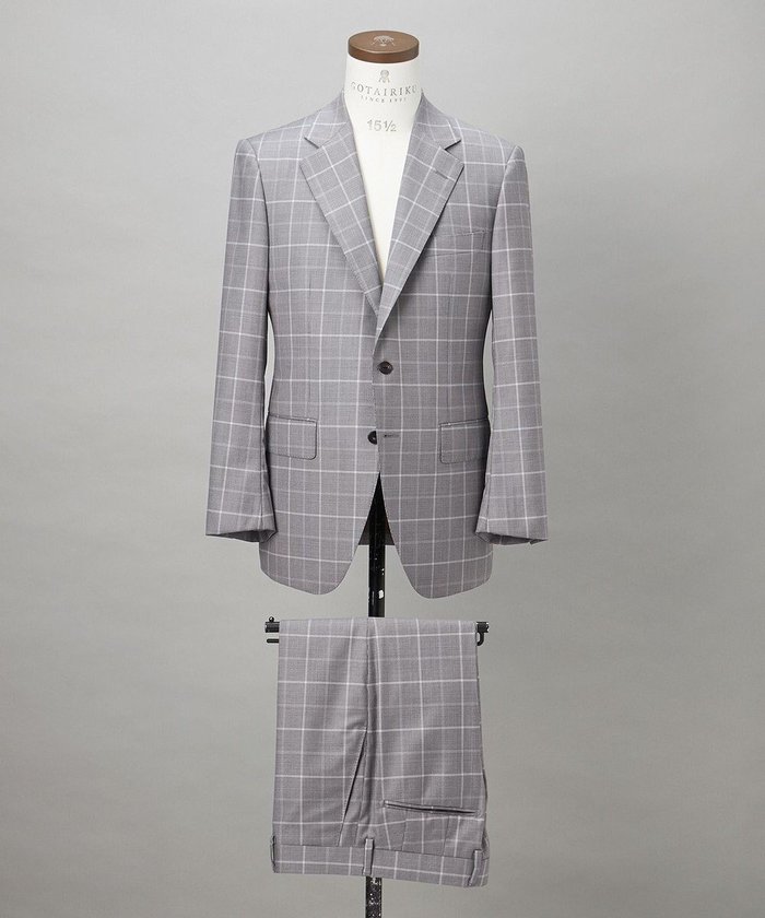 【五大陸/gotairiku / MEN】の【DORMEUIL/ドーメル】エクセル 10マンススーツ インテリア・キッズ・メンズ・レディースファッション・服の通販 founy(ファニー) https://founy.com/ ファッション Fashion メンズファッション Fashion for Men セットアップ Matching Sets 新作・新入荷 New Arrivals / New In シェイプ Shape, Slim Fit ストレッチ Stretch, Stretchy Fabric スーツ Suit, Formalwear セットアップ Set-Up, Coordinated Outfit テーパード Tapered, Tapered Pants レギュラー Regular, Standard Fit 夏 Summer 春 Spring S/S・春夏 SS, Spring/Summer, Warm Season |ID: prp329100004686745 ipo3291000000033843260