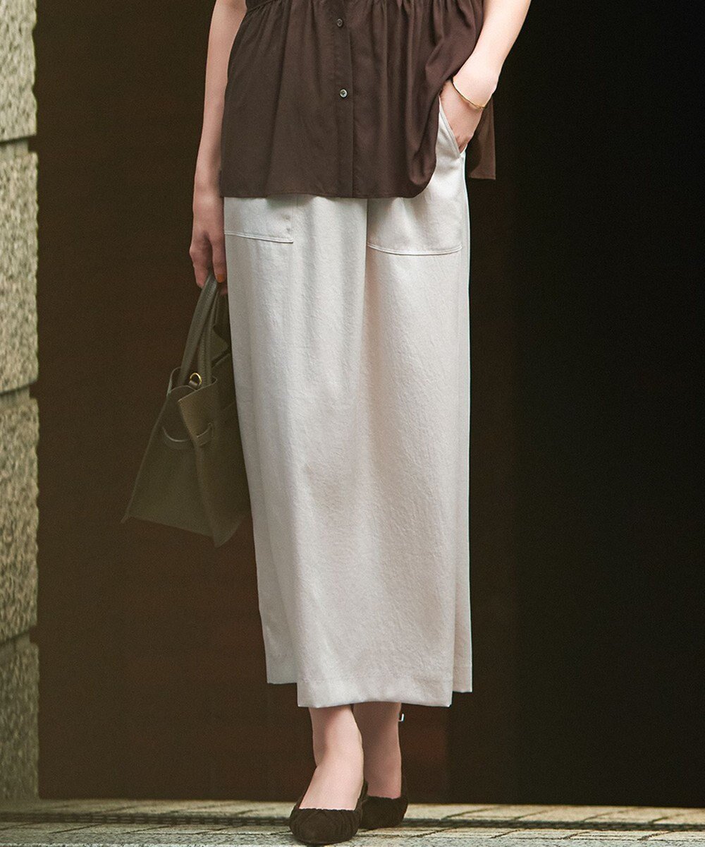 【23区/NIJYUSANKU】の【撥水加工/洗える】スムースサテン Iライン スカート 人気、トレンドファッション・服の通販 founy(ファニー) ファッション Fashion レディースファッション Fashion for Women スカート Skirts 春 Spring 洗える Machine Washable カットソー Cut and Sewn Top サテン Satin, Glossy Fabric ストレッチ Stretch, Stretchy Fabric ドレープ Drape, Draping Fabric ブライト Bright, Shiny ポケット Pocket, Pocket Detail ワイド Wide, Wide Fit ワーク Workwear, Utility Style S/S・春夏 SS, Spring/Summer, Warm Season おすすめ Recommended / Our Picks 夏 Summer エレガント 上品 Elegant 2025年 2025 2025春夏・S/S Spring/Summer 2025 SS25 other-1|ID: prp329100004686749 ipo3291000000034674629
